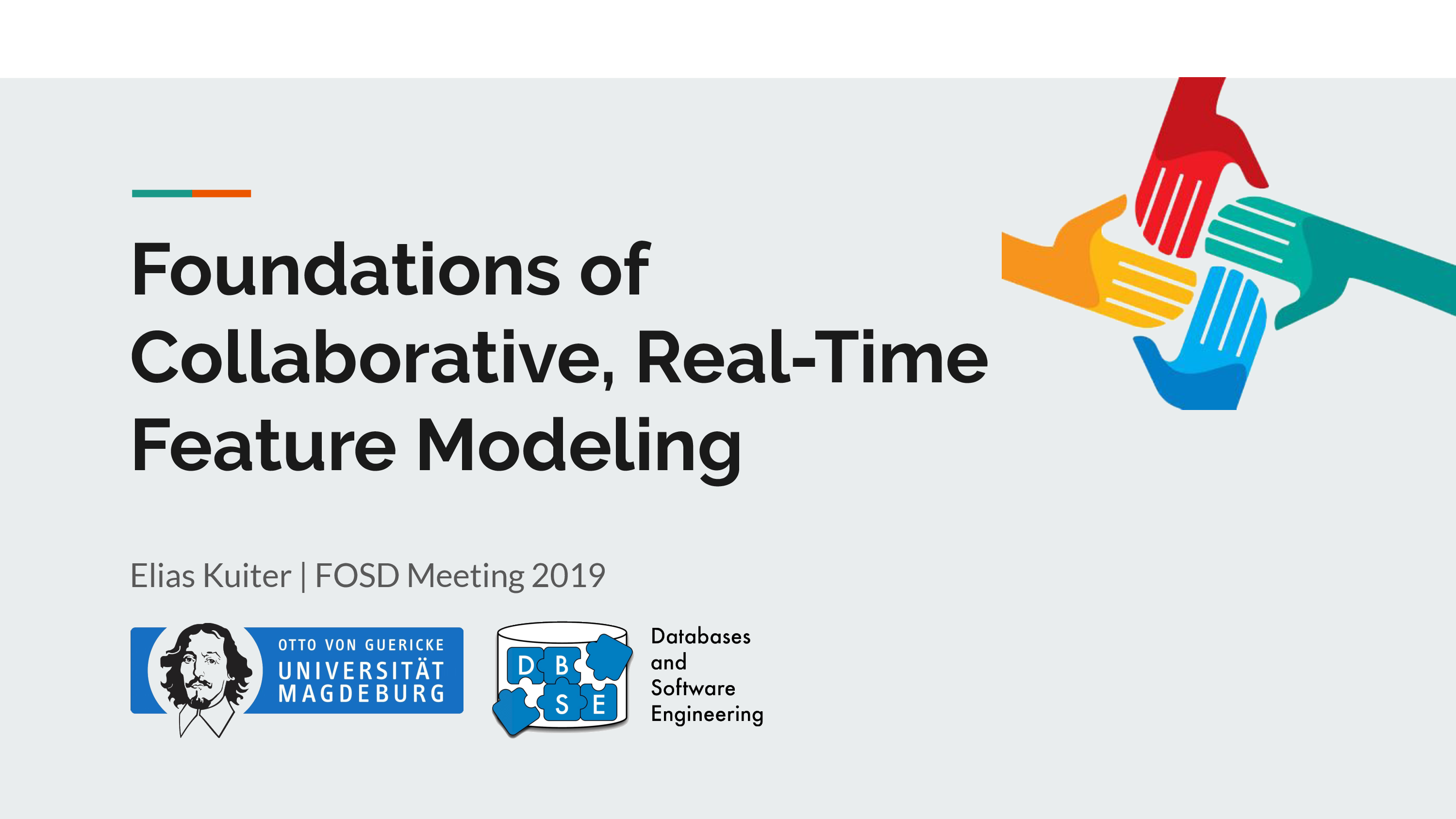 Foundations of Collaborative, Real-Time Feature Modeling