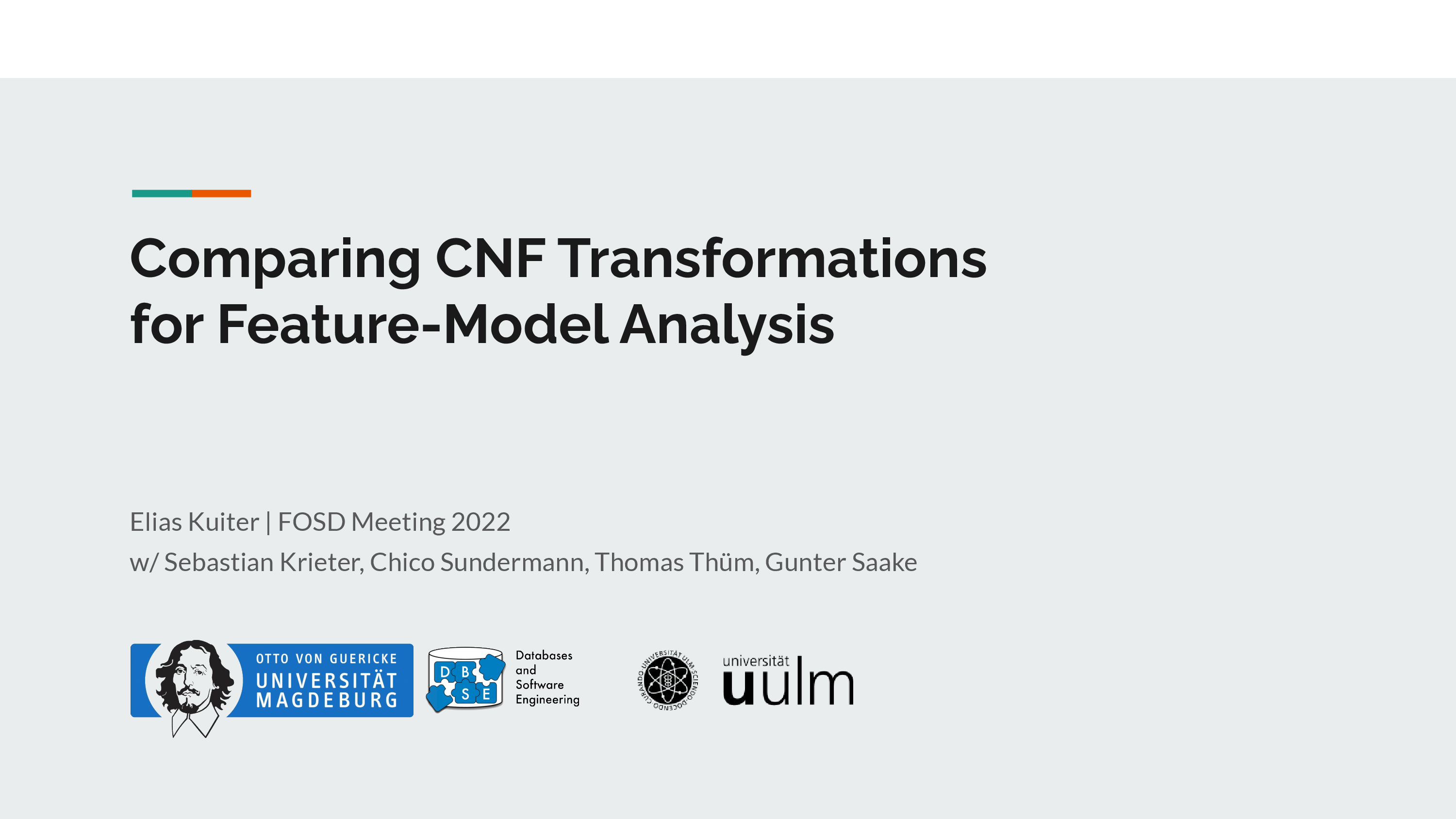 Comparing CNF Transformations for Feature-Model Analysis