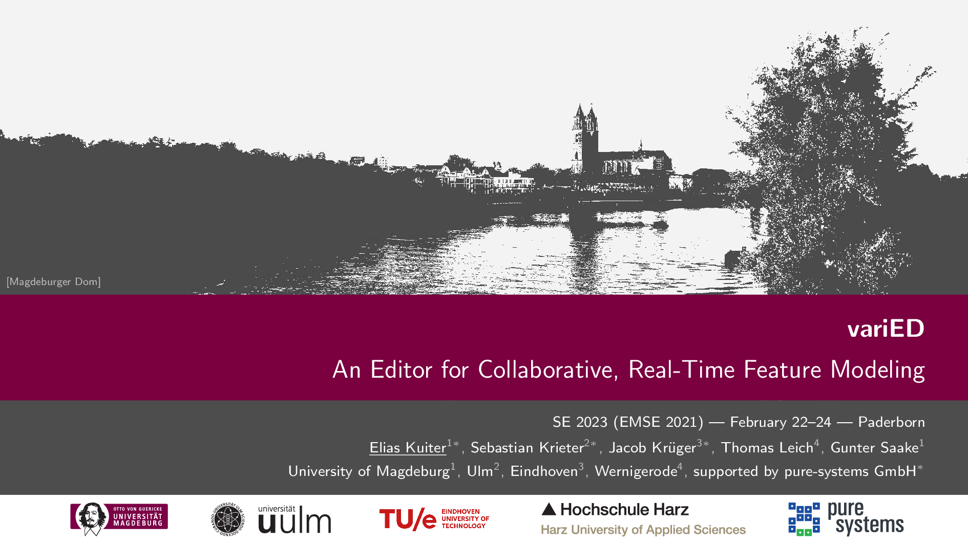 variED: An Editor for Collaborative, Real-Time Feature Modeling